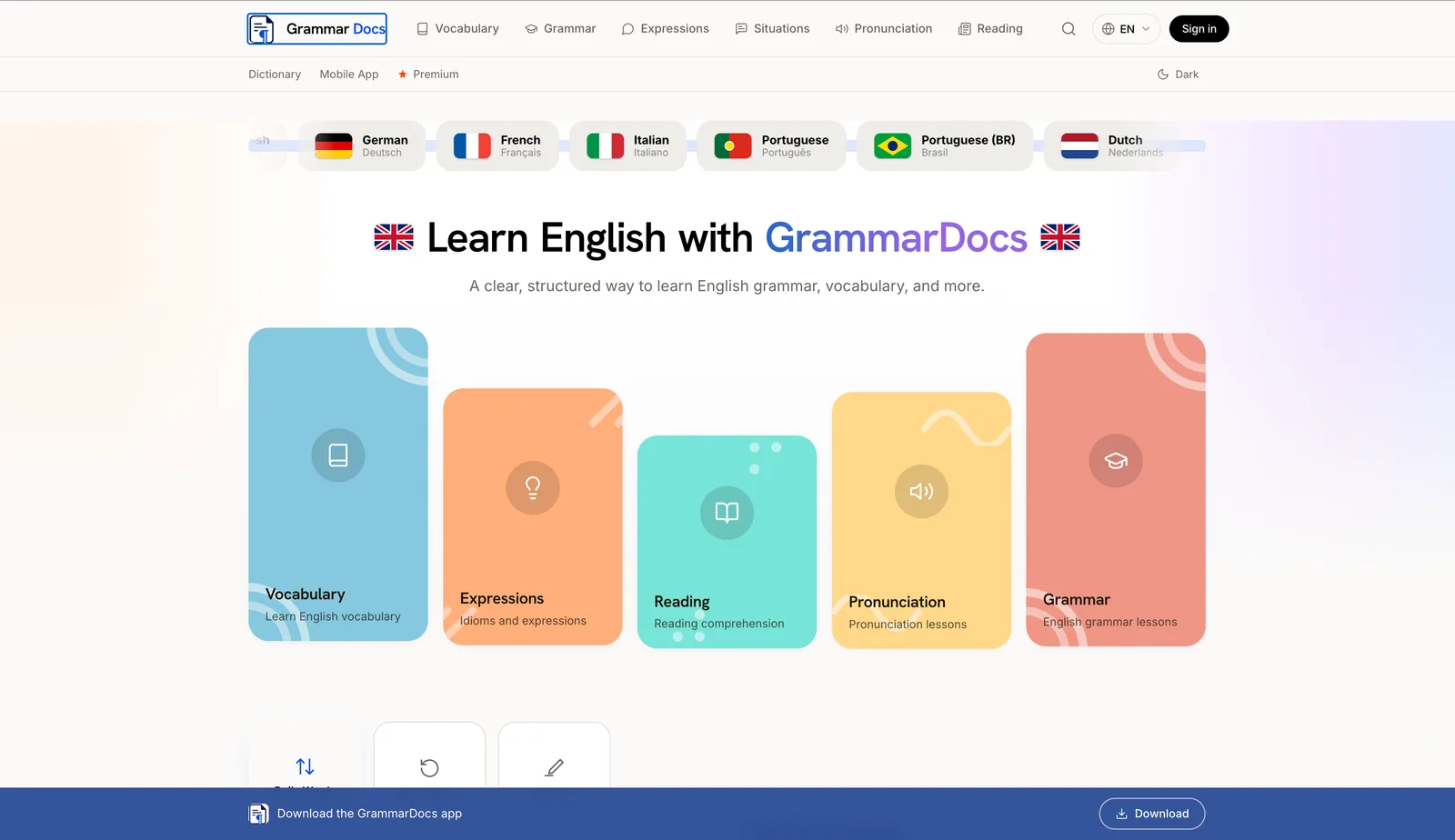 GrammarDocs — превʼю проєкту